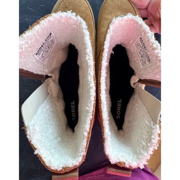 Sorel Explorer Winter Boots Sz 7.5 Women’s Waterproof Suede Tan Boot Camel NWOT - Picture 7 of 10